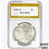 1891-S Morgan Silver Dollar PGA MS63