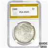 1880 Morgan Silver Dollar PGA MS65
