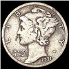 1921-D Mercury Dime ABOUT UNCIRCULATED