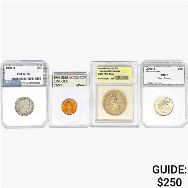 1899-200 [4] 25C, 1C, 50C, 25C