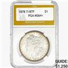 1878 7/8TF Morgan Silver Dollar PGA MS64+