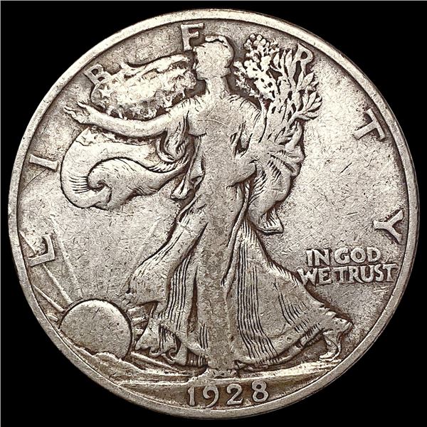 1928-S Walking Liberty Half Dollar LIGHTLY CIRCULATED