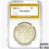 1921-S Morgan Silver Dollar PGA MS65+