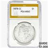 Image 1 : 1878-CC Morgan Silver Dollar PGA MS63