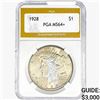 1928 Silver Peace Dollar PGA MS64+