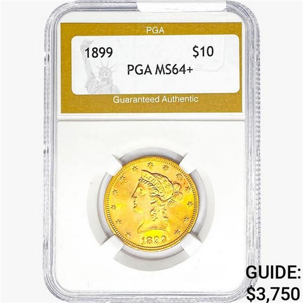 1899 $10 Gold Eagle PGA MS64+