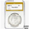 1887-S Morgan Silver Dollar PGA MS63+