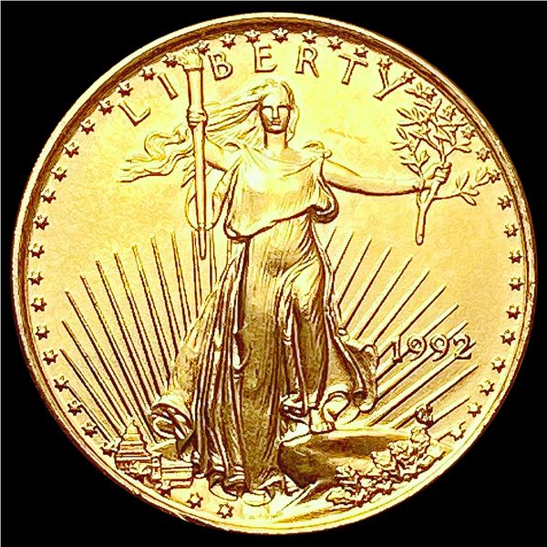 1992 0.10oz Gold $5 AGE SUPERB GEM BU