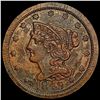 1849 Braided Hair Half Cent CLOSELY UNCIRCULATED