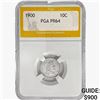 Image 1 : 1900 Barber Dime PGA PR64