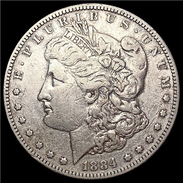 1884-S Morgan Silver Dollar NEARLY UNCIRCULATED