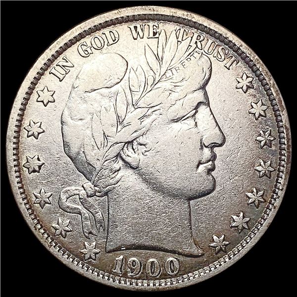 1900 Barber Half Dollar CLOSELY UNCIRCULATED