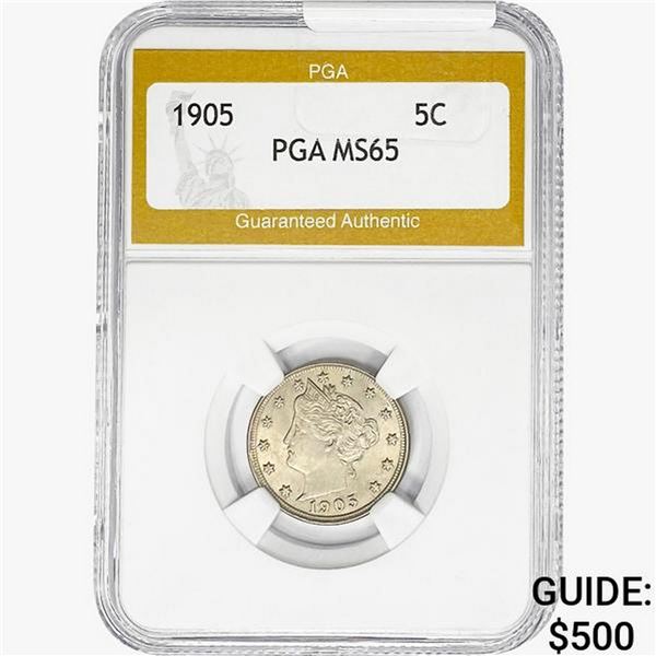 1905 Liberty Victory Nickel PGA MS65