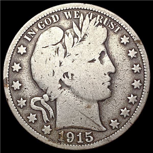 1915 Barber Half Dollar NICELY CIRCULATED