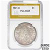 1921-D Morgan Silver Dollar PGA MS65