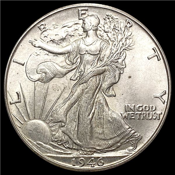 1946-D Walking Liberty Half Dollar GEM BU