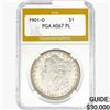1901-O Morgan Silver Dollar PGA MS67 PL