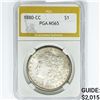 1880-CC Morgan Silver Dollar PGA MS65