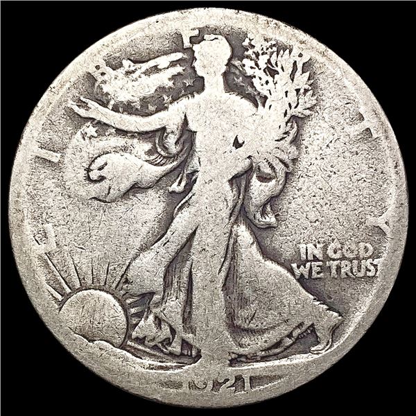 1921-S Walking Liberty Half Dollar NICELY CIRCULATED