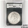 1892-CC Morgan Silver Dollar GG MS67