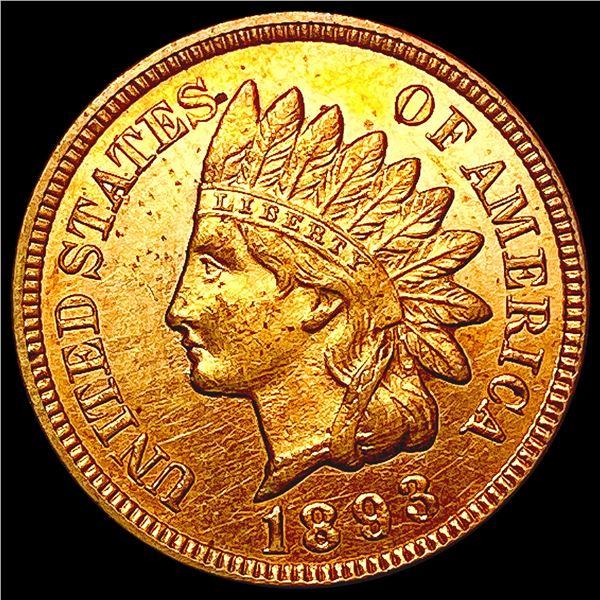 1893 Indian Head Cent GEM BU