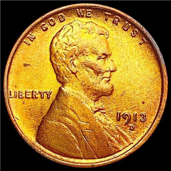 1913-D Wheat Cent SUPERB GEM BU
