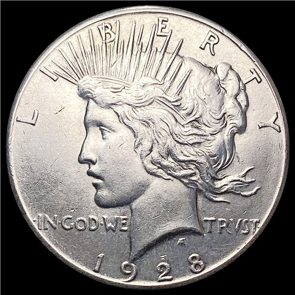 1928 Silver Peace Dollar CHOICE BU