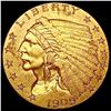 Image 1 : 1909 $2.50 Gold Quarter Eagle UNCIRCULATED
