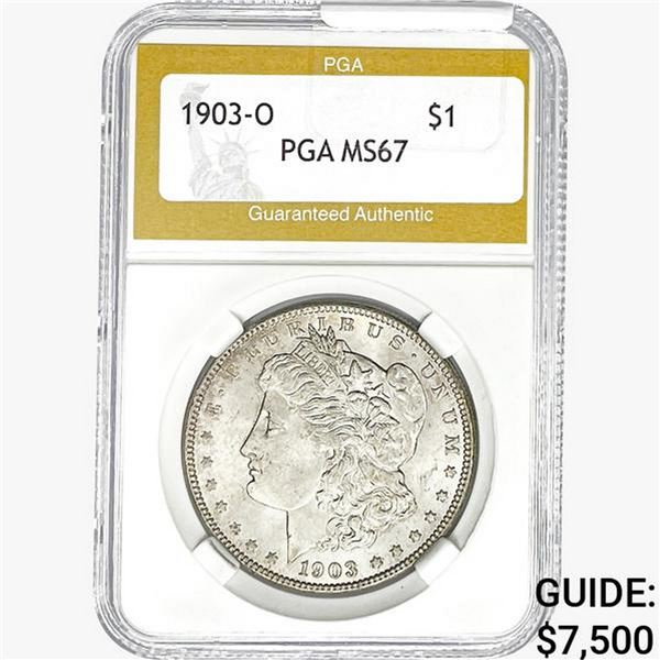 1903-O Morgan Silver Dollar PGA MS67