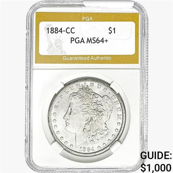 1884-CC Morgan Silver Dollar PGA MS64+