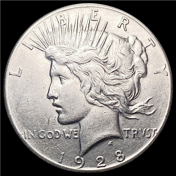 1928 Silver Peace Dollar CHOICE BU