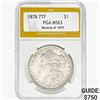 1878 REV 79 Morgan Silver Dollar PGA MS63