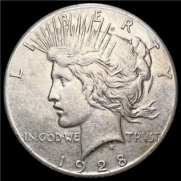 1928 Silver Peace Dollar CHOICE BU