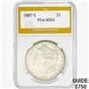 1887-S Morgan Silver Dollar PGA MS63