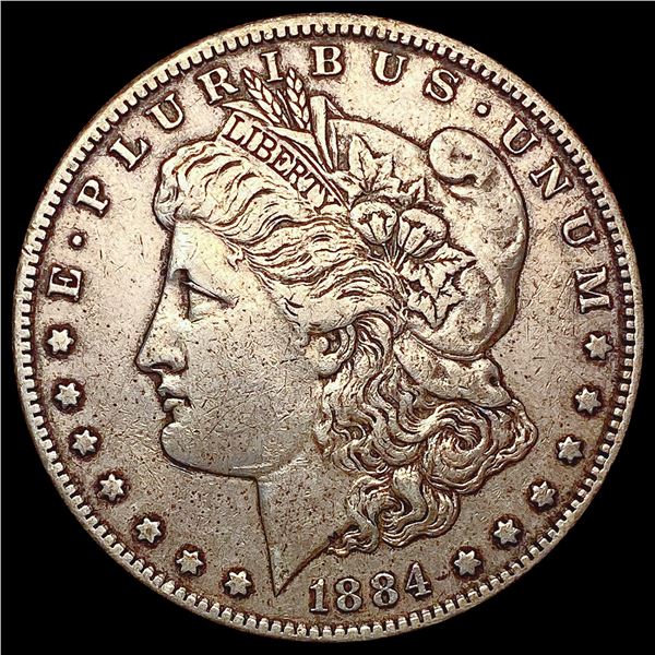 1884-S Morgan Silver Dollar CHOICE AU