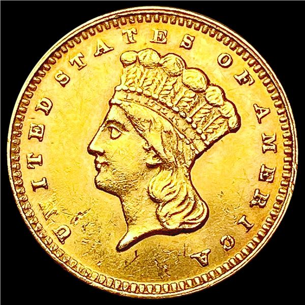 1874 Rare Gold Dollar CLOSELY UNCIRCULATED