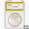 1889-S Morgan Silver Dollar PGA MS65