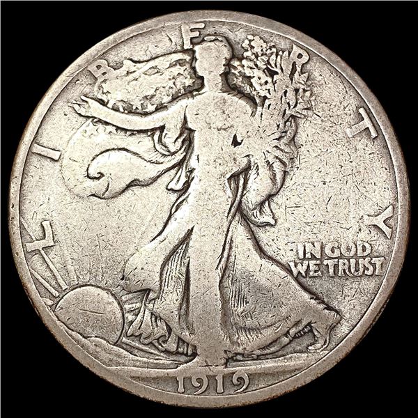 1919 Walking Liberty Half Dollar NICELY CIRCULATED
