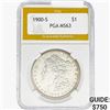 1900-S Morgan Silver Dollar PGA MS63