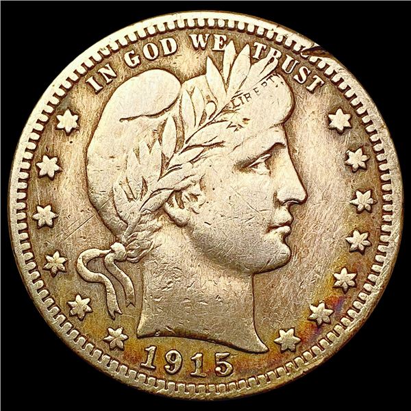 1915-S Barber Quarter LIGHTLY CIRCULATED