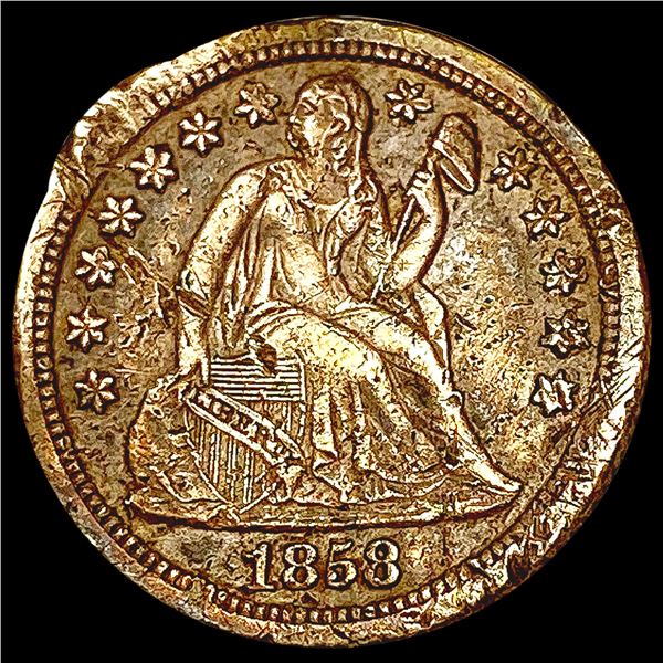 1858-S Seated Liberty Dime HIGH GRADE