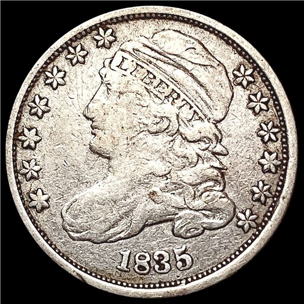 1835 Capped Bust Dime LIGHTLY CIRCULATED