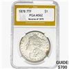 1878 REV79 Morgan Silver Dollar PGA MS62
