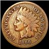Image 1 : 1866 Indian Head Cent NICELY CIRCULATED