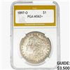 1897-O Morgan Silver Dollar PGA MS62+