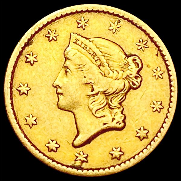 1852 Rare Gold Dollar NEARLY UNCIRCULATED