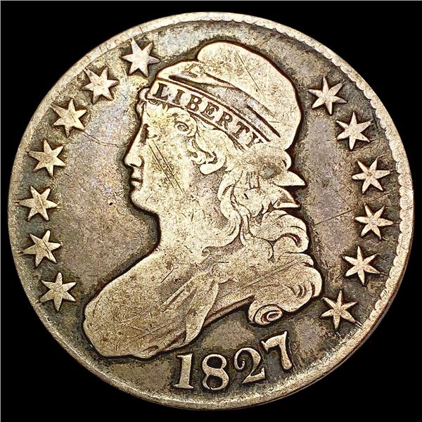 1827 Capped Bust Half Dollar NICELY CIRCULATED