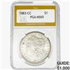 1883-CC Morgan Silver Dollar PGA MS65