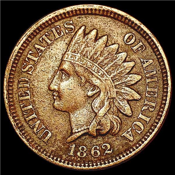 1862 Indian Head Cent CLOSELY UNCIRCULATED