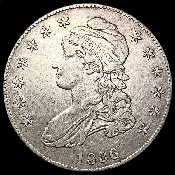 1836 Capped Bust Half Dollar CLOSELY UNCIRCULATED